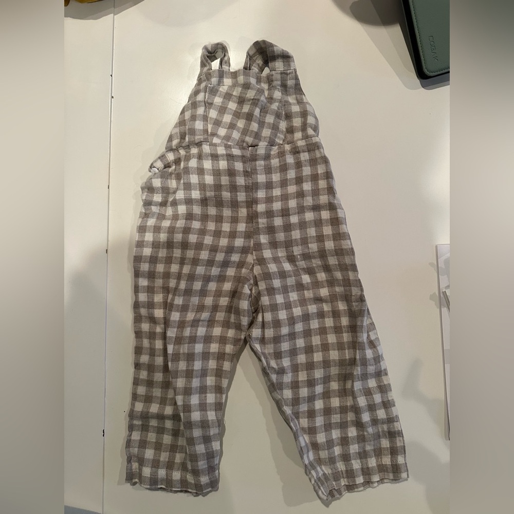 Fin & Vince Linen overalls